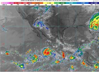 Por la tarde, incrementará la nubosidad con lluvias puntuales fuertes en Michoacán, con descargas eléctricas y posible caída de granizo