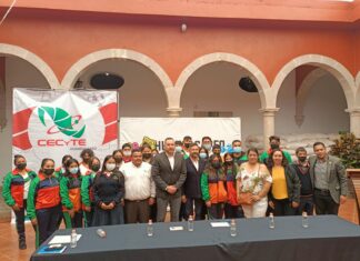 Cecytem impulsa obras de infraestructura en plantel Huandacareo