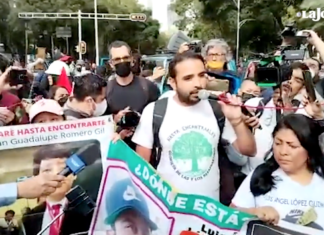 Reclaman “justicia”, en octavo aniversario de la desaparición de 43 normalistas de Ayotzinapa