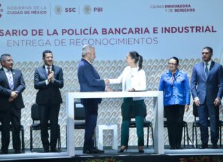 Bedolla y Sheinbaum firman convenio para fortalecer a la Policía Auxiliar de Michoacán