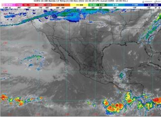 Nubes dispersas por la mañana y medio nublado por la tarde con lluvias aisladas en Michoacán