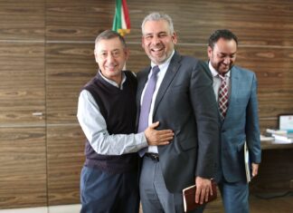 Bedolla e ISSSTE revisan proceso de registro de maestros jubilados sin servicio médico