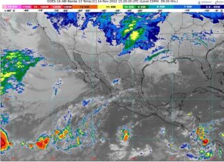 Cielo parcialmente nublado, ambiente fresco por la mañana, además de frío con posibles heladas en zonas serranas de Michoacán