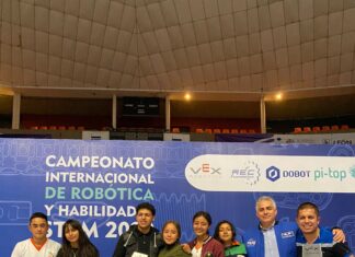 Destacan estudiantes del Cecytem en Campeonato Internacional de Robótica