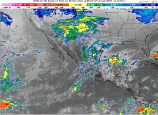 Cielo medio nublado a nublado y sin lluvia en la región. Ambiente fresco por la mañana y frío a muy frío con heladas en sierras de Michoacán