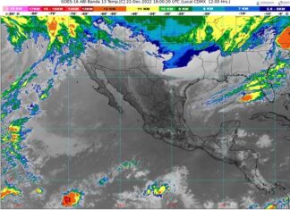 Cielo medio nublado y sin lluvia en la región. Ambiente frío a fresco con posibles heladas durante la mañana en zonas altas de Michoacán