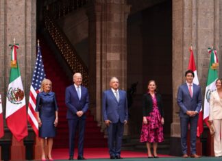 Presidentes de México y Estados Unidos y primer ministro de Canadá se reúnen previo a la X Cumbre de Líderes de América del Norte