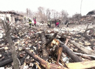 Rusia atacó masivamente a Ucrania con misiles de crucero desde aviones y barcos