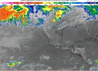 Cielo parcialmente nublado durante el día, con lluvias aisladas en Michoacán. Ambiente fresco por la mañana y frío con posibles heladas en zonas altas