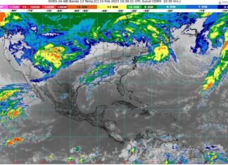 Para la mayor parte de la República Mexicana se pronostica tiempo estable y sin lluvia