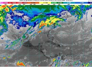 Ambiente cálido a caluroso en el occidente, sur y sureste del país, incluida la Península de Yucatán.