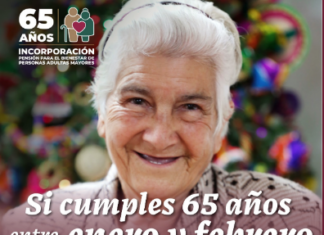Del 13 al 25 de febrero, registro a Pensión para el Bienestar de Personas Adultas Mayores en el país