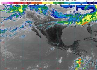 Durante la tarde de este domingo continuará el ambiente caluroso a muy caluroso sobre la mayor parte de México,