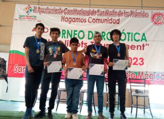 Alumnos del Cecytem ganan 3 medallas en Torneo de Robótica Nacional Intelibots