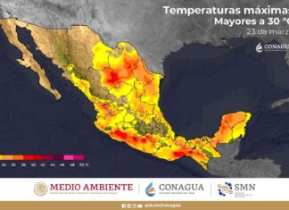 Por la tarde, ambiente cálido a caluroso en zonas de Nayarit, Jalisco y Colima, y muy calurosos en regiones de Michoacán