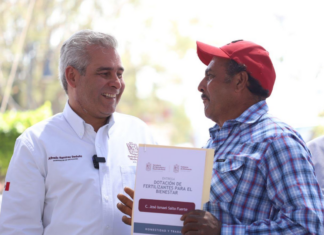 AMLO y Bedolla respaldan a los productores de la región Morelia con fertilizantes para el bienestar: Giulianna Bugarini