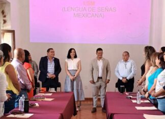 Celebra Víctor Zurita gran participación de trabajadores en Curso-Taller de Lengua de Señas