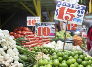 Inflación en México sigue bajando. La tasa anual se ubicó en 4.67%