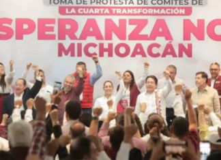 Sheinbaum firma Acuerdo de unidad para la transformación en Morelia