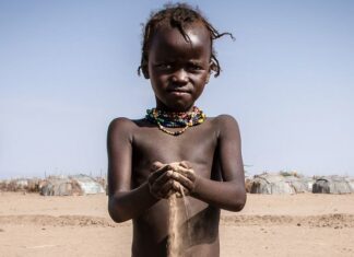 Los niños del 98% de los países africanos están entre los más expuestos a los efectos del cambio climático