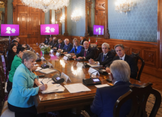 Presidente AMLO celebra trabajo coordinado entre México y Estados Unidos en beneficio de los pueblos; recibe en Palacio Nacional a Antony Blinken