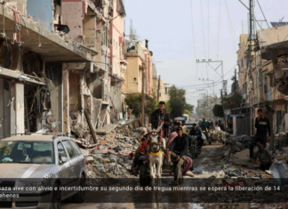 Gaza vive con alivio e incertidumbre su segundo día de tregua mientras se espera la liberación de otros 13 rehenes