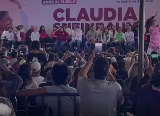 Claudia Sheinbaum y Clara Brugada reúnen a miles de simpatizantes en Ixtapalapa