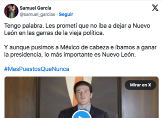 Samuel García acusó a Alito Moreno del PRI y a Marko Cortés del PAN de “reventar su acuerdo”