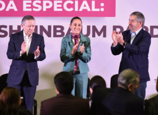 La precandidata Sheinbaum presenta a equipo que coordinará su proyecto de gobierno