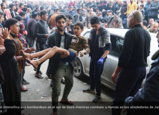 Intensifica Israel sus bombardeos en el sur de la Franja y combate a Hamás en los alrededores de Jan Yunis