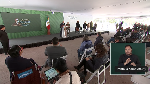 INE pide bajar entrevista con la periodista rusa Inna Afinogenova y el Presidente AMLO