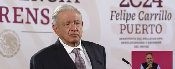 Dice AMLO que antes de que concluya su gestión quiere conseguir que se imponga una clausura definitiva a la mina a cielo abierto Calica en Playa del Carmen