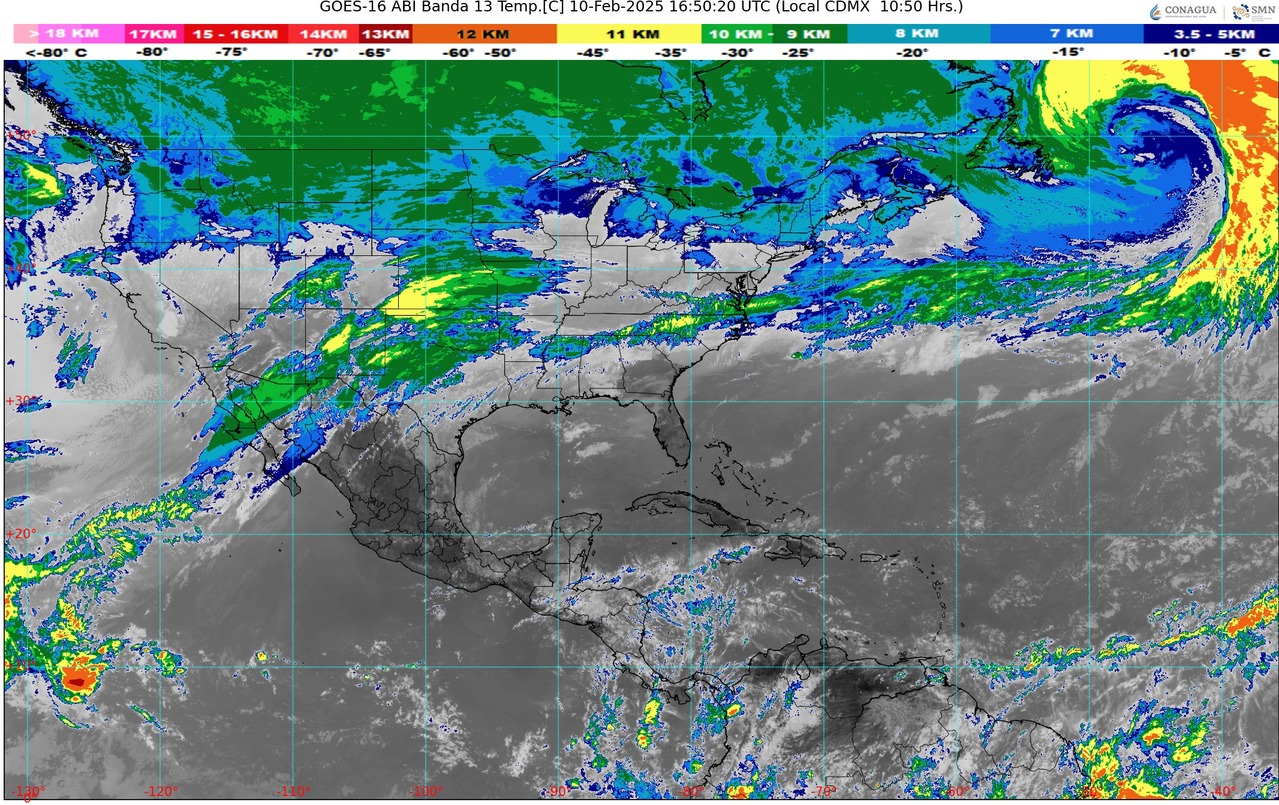 Cielo despejado a medio nublado con probabilidad de lluvias aisladas en Michoacán. Ambiente frío a fresco por la mañana y muy caluroso por la tarde