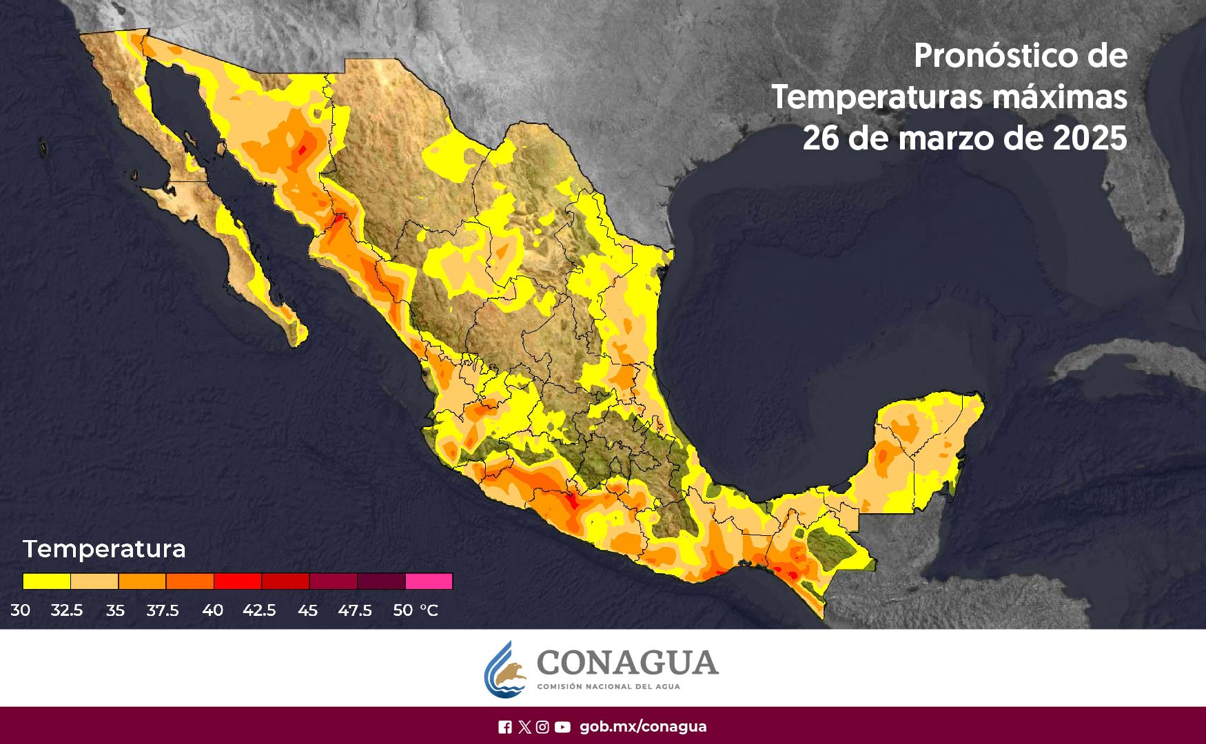 Se mantendrá la onda de calor en zonas de Michoacán (este, centro y suroeste 40 a 45 °C)