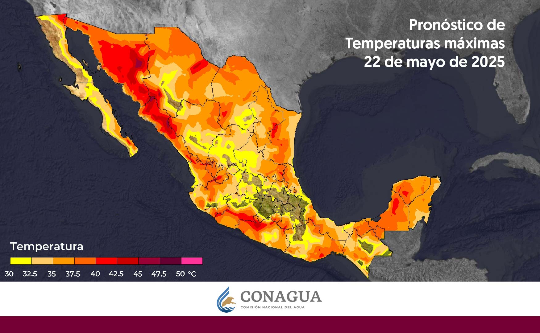 A partir de este día jueves, finalizará la onda de calor en entidades del noreste, oriente, centro y sureste del territorio nacional