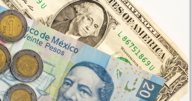 Este viernes el tipo de cambio se ubica en las 18.42 unidades por dólar y en ventanillas de los bancos Banamex se vende hasta en 18.97 pesos