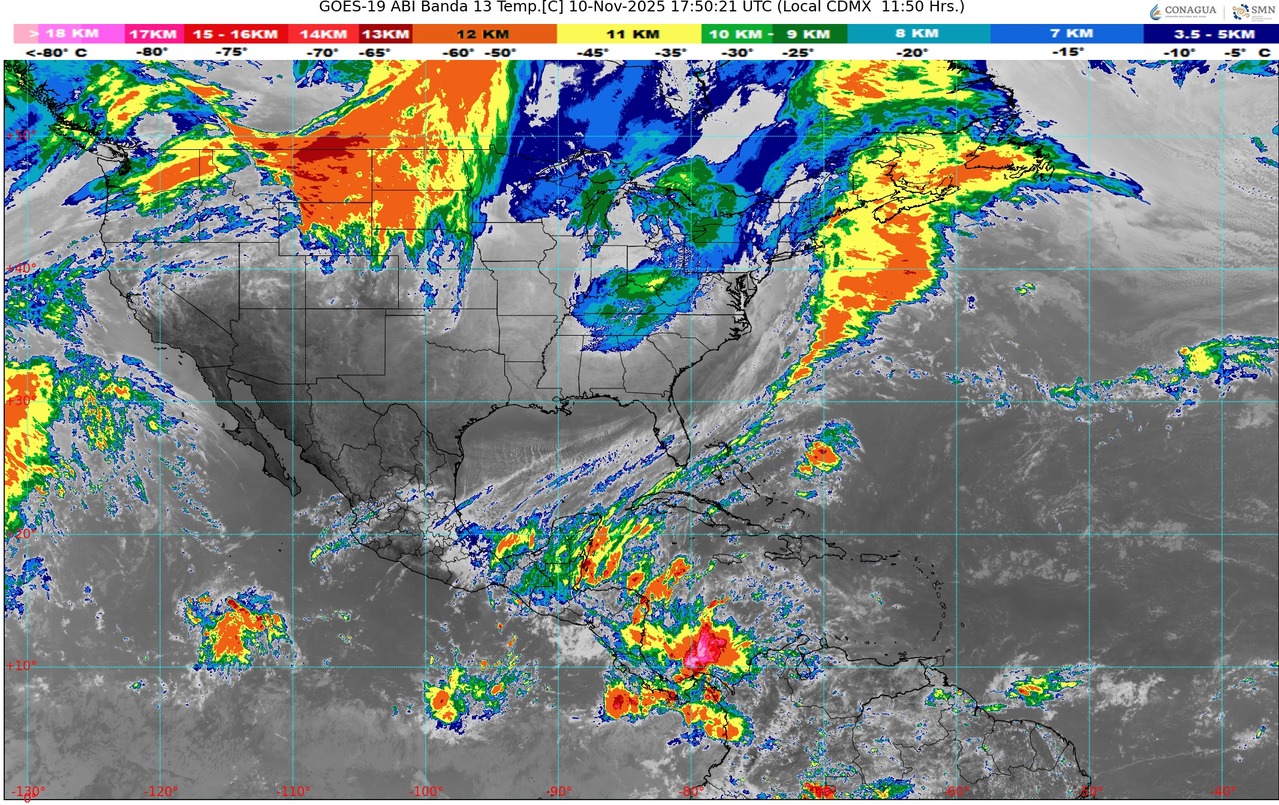 Temperaturas mínimas de 0 a 5 °C: zonas serranas de Michoacán