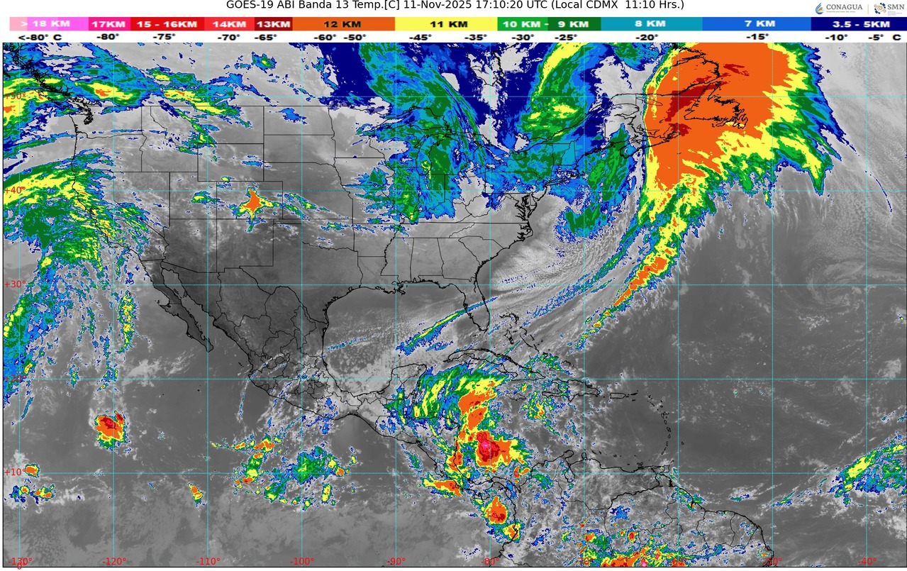 Este martes el ingreso de aire húmedo del océano Pacífico ocasionará lluvias aisladas en zonas de Michoacán