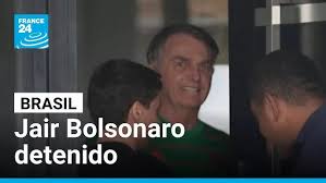 Detienen en Brasil al expresidente Jair Bolsonaro por riesgo de fuga de prisión domiciliaria