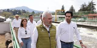 Para sanear el Lago de Pátzcuaro, Bedolla y Conagua arrancan en Michoacán rehabilitación de 3 plantas tratadoras