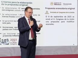 Señala Marcelo Ebrard que paquete de aranceles busca proteger 350 mil empleos y garantizar piso parejo