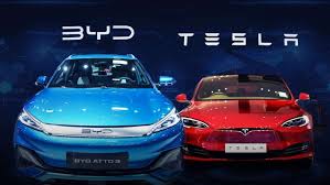 Tesla cedió su corona como el mayor fabricante mundial de vehículos eléctricos a la empresa china BYD