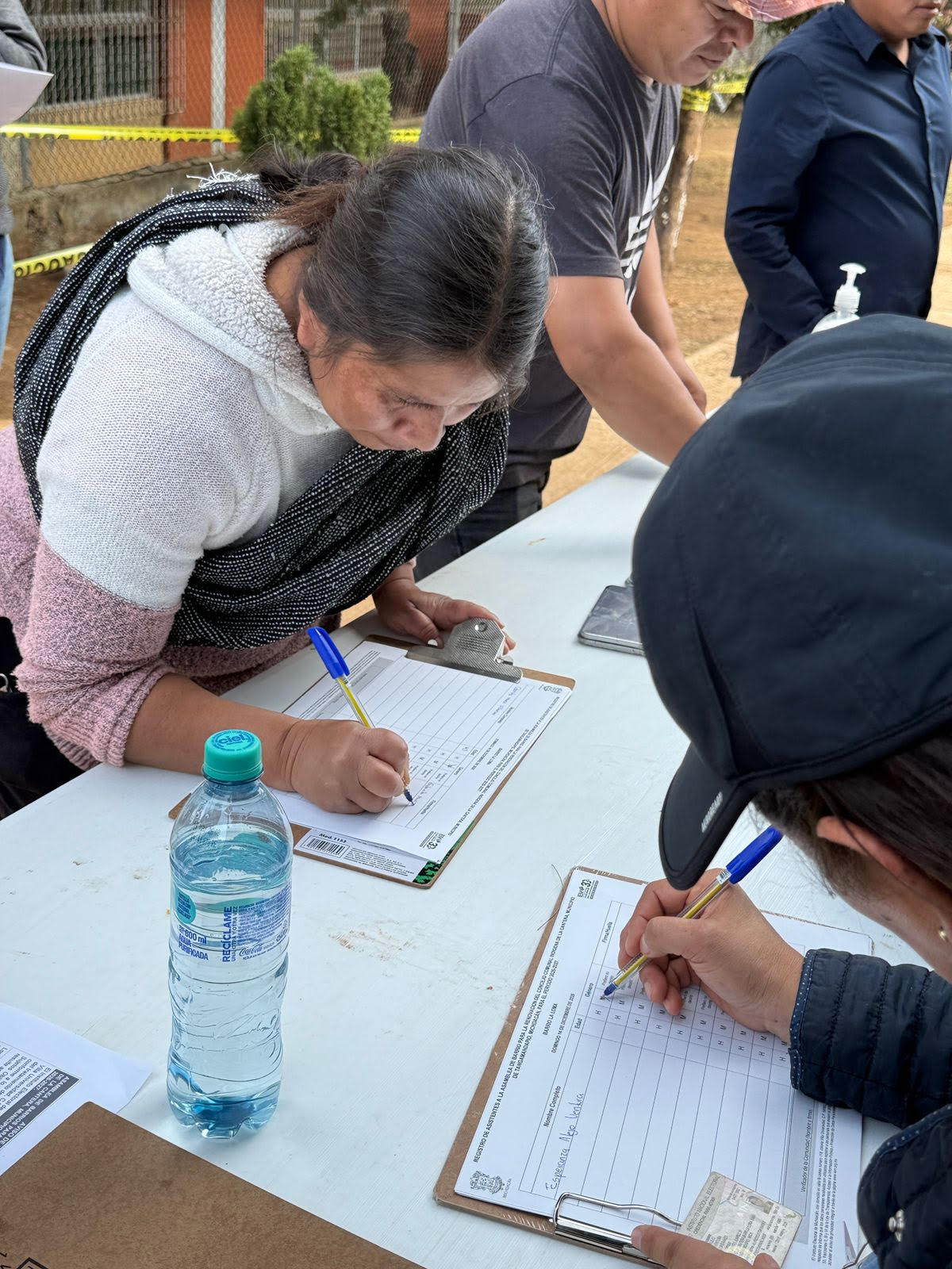 Acompaña el IEM renovación del Concejo Comunal de la Cantera en Tangamandapio, Michoacán