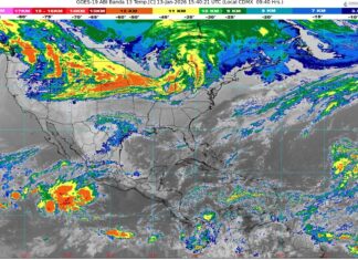 Se mantendrá ambiente frío a muy frío durante la mañana y noche sobre entidades de la Mesa del Norte y la Mesa Central