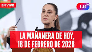 🔴 Claudia Sheinbaum EN VIVO en la Mañanera de HOY, 18 de febrero de 2026 | #LR - YouTube