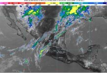 Continuará la onda de calor en Jalisco (sur y suroeste), Colima (este), Michoacán (centro y suroeste), Guerrero (centro y sur), Oaxaca (sur y este) y Chiapas (oeste)