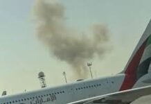 Dos drones cayeron cerca del principal aeropuerto de Dubái