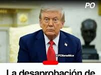 El 62% de los estadounidenses desaprueban la gestión Trump, mientras el 36% la aprueban